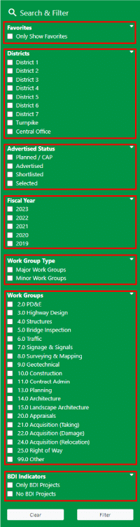 How to find FDOT Procurement Projects